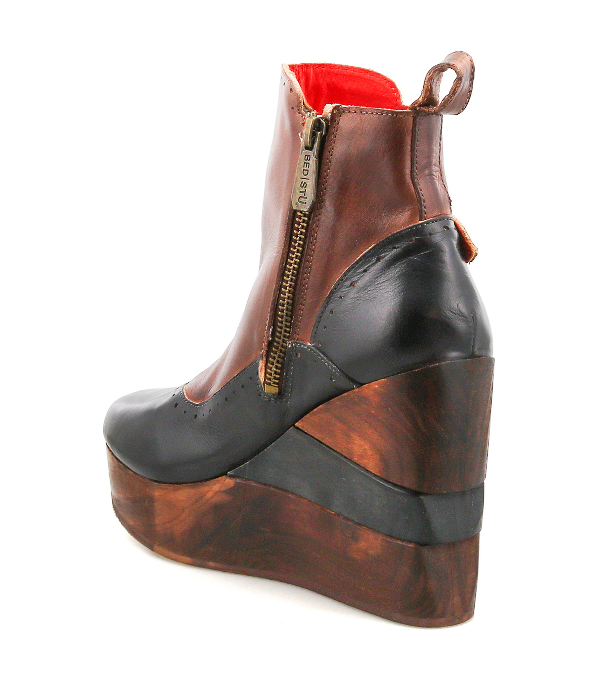 Harmonious Women’s Full-Grain Leather Wedge Bootie