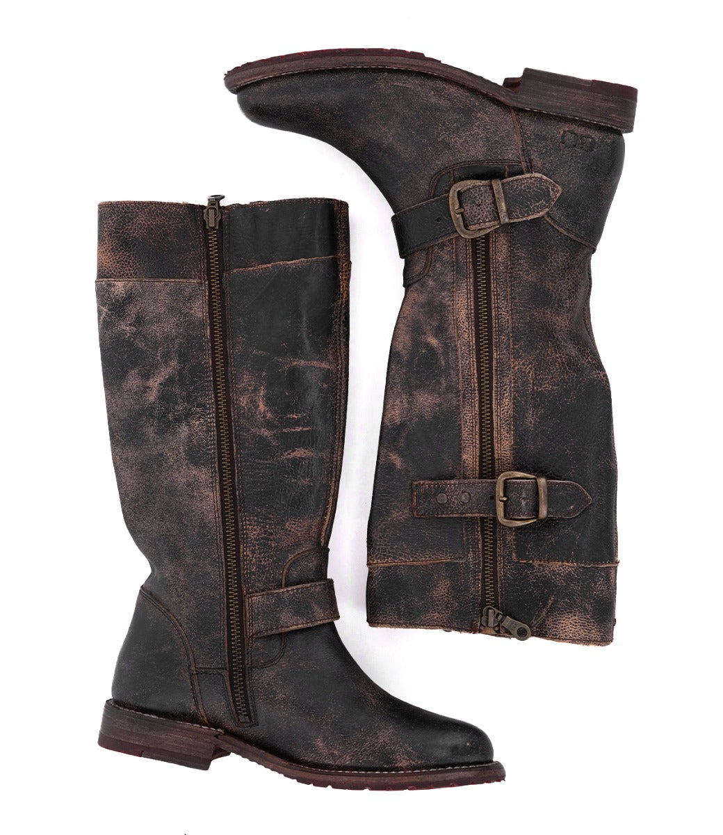 Gogo Lug Women’s Full-Grain Leather Engineer Boots
