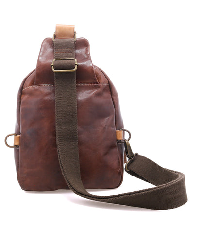 Beau Unisex Full-Grain Leather Backpack