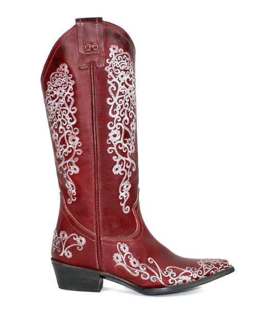 Blackjack Women’s Full-Grain Leather Cowgirl Boot