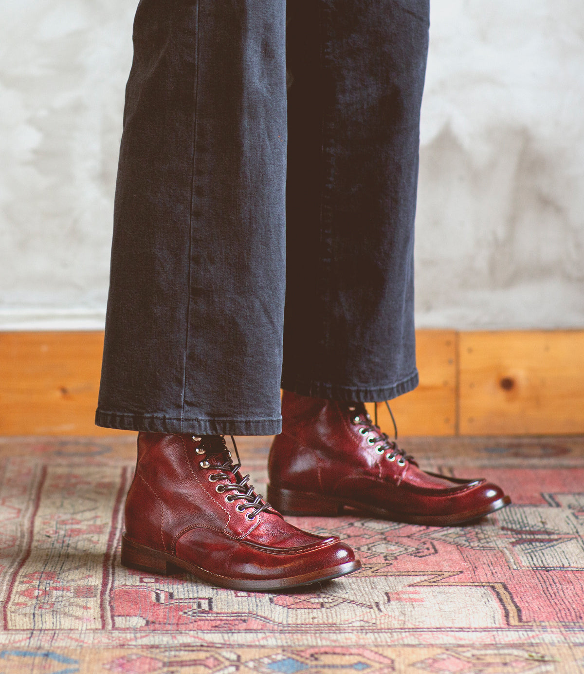 Blimey Women’s Full-Grain Leather Lace-Up Boot