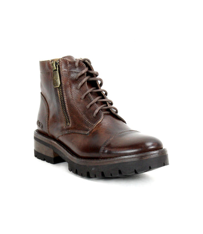 Bonnie IV Women's Full-Grain Leather Zip Combat Boots