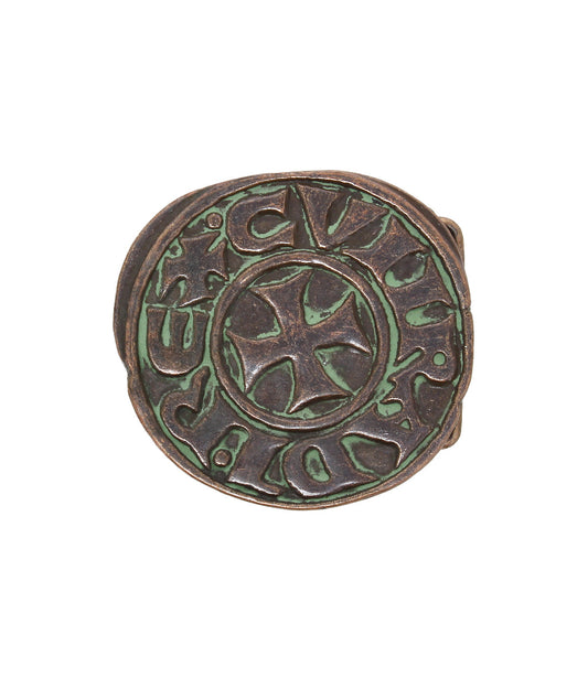 Greek Cross Metal Belt Buckle