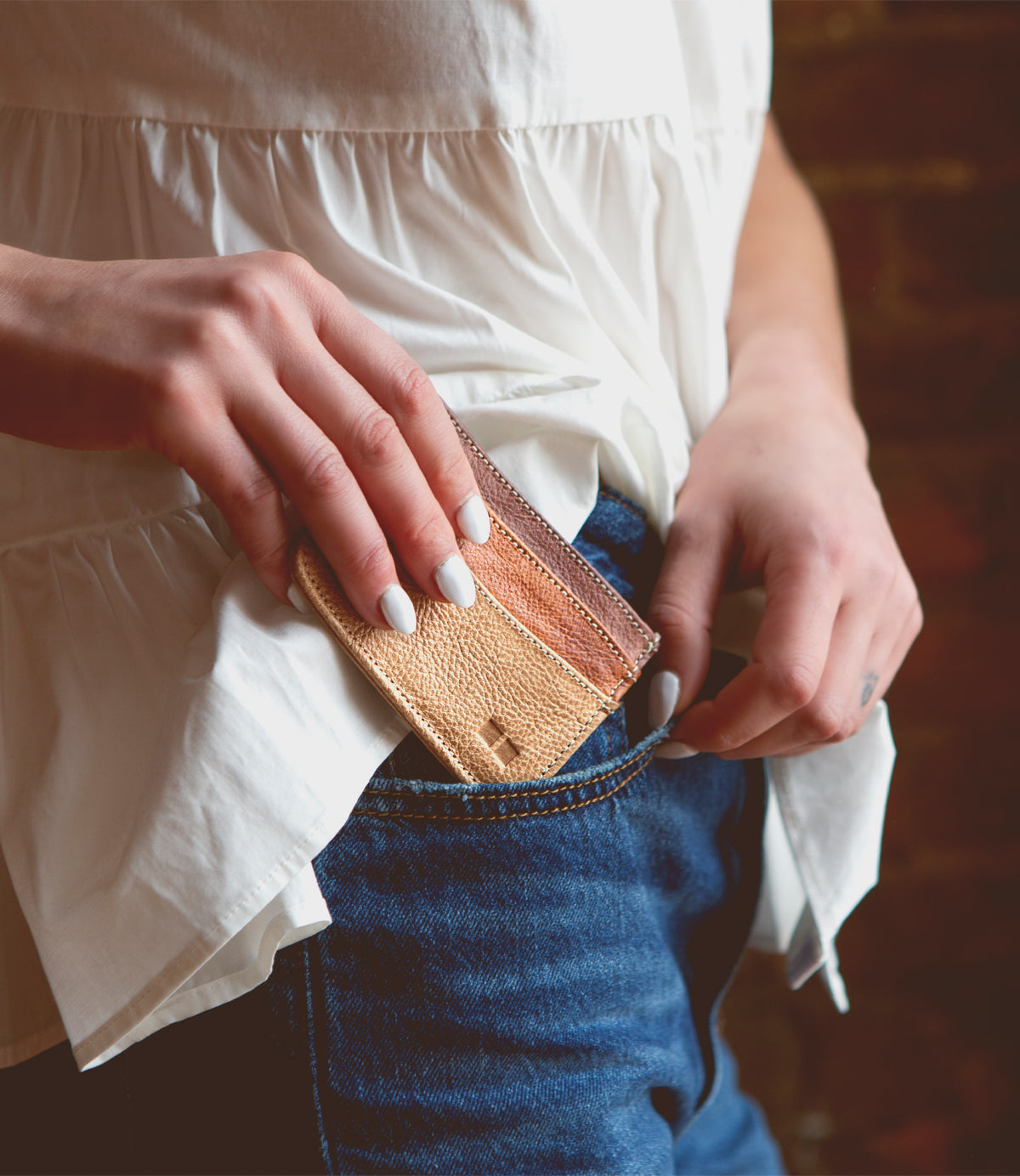 Chuck Full-Grain Leather Card Wallet