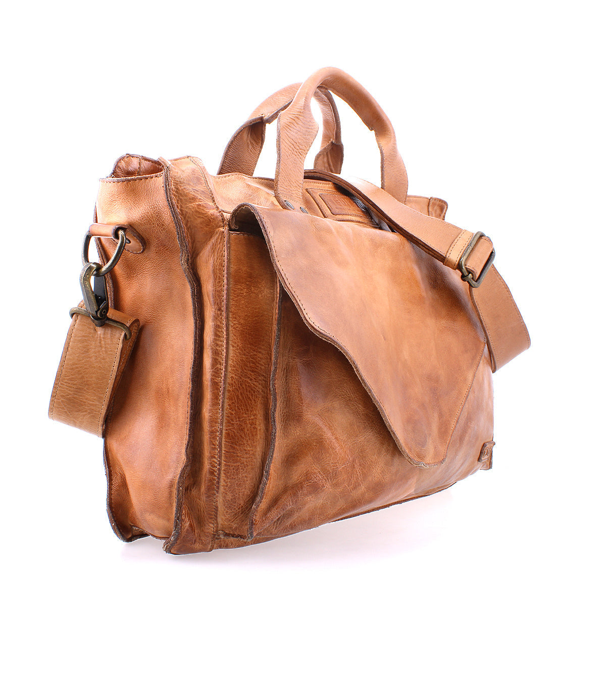 Depp Men's Full-Grain Leather Work Bag
