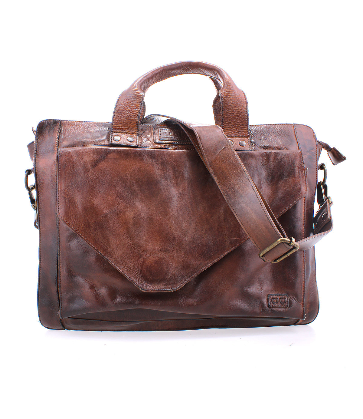 Depp Men's Full-Grain Leather Work Bag