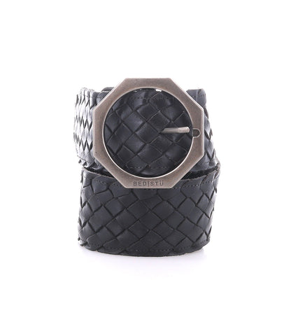 Dreamweaver Full-Grain Leather Woven Belt