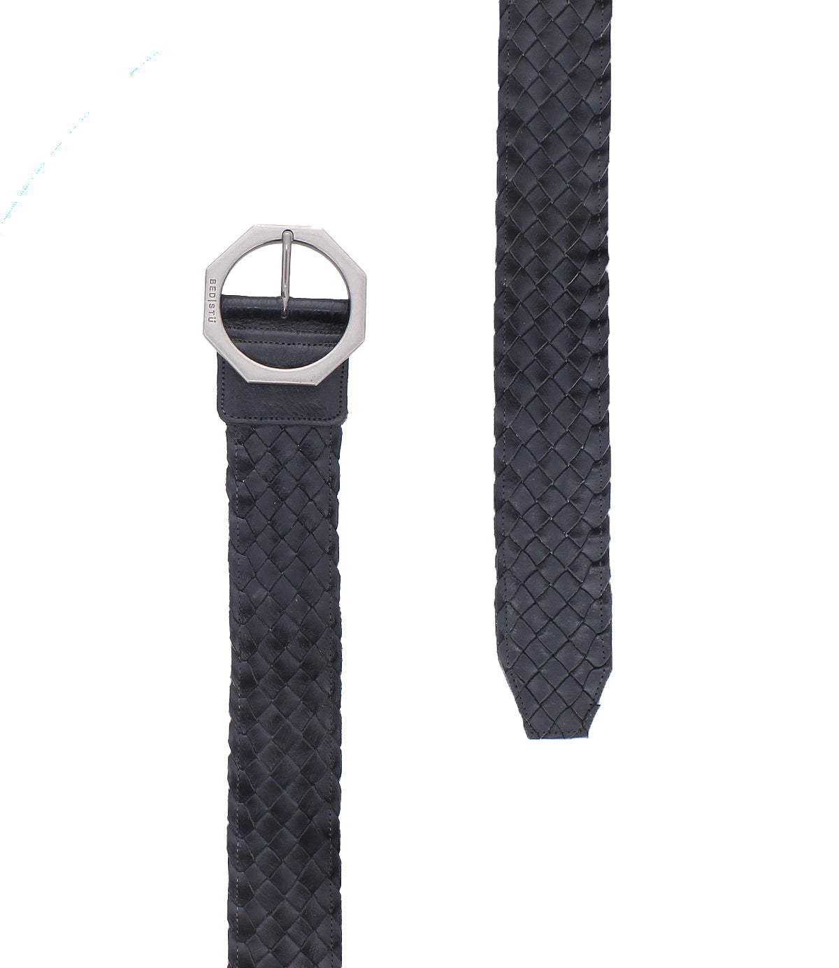 Dreamweaver Full-Grain Leather Woven Belt