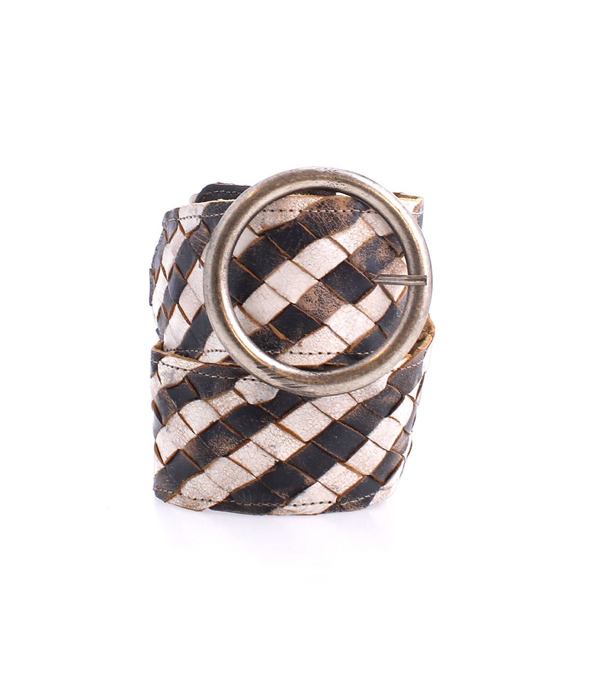 Dreamweaver Full-Grain Leather Woven Belt