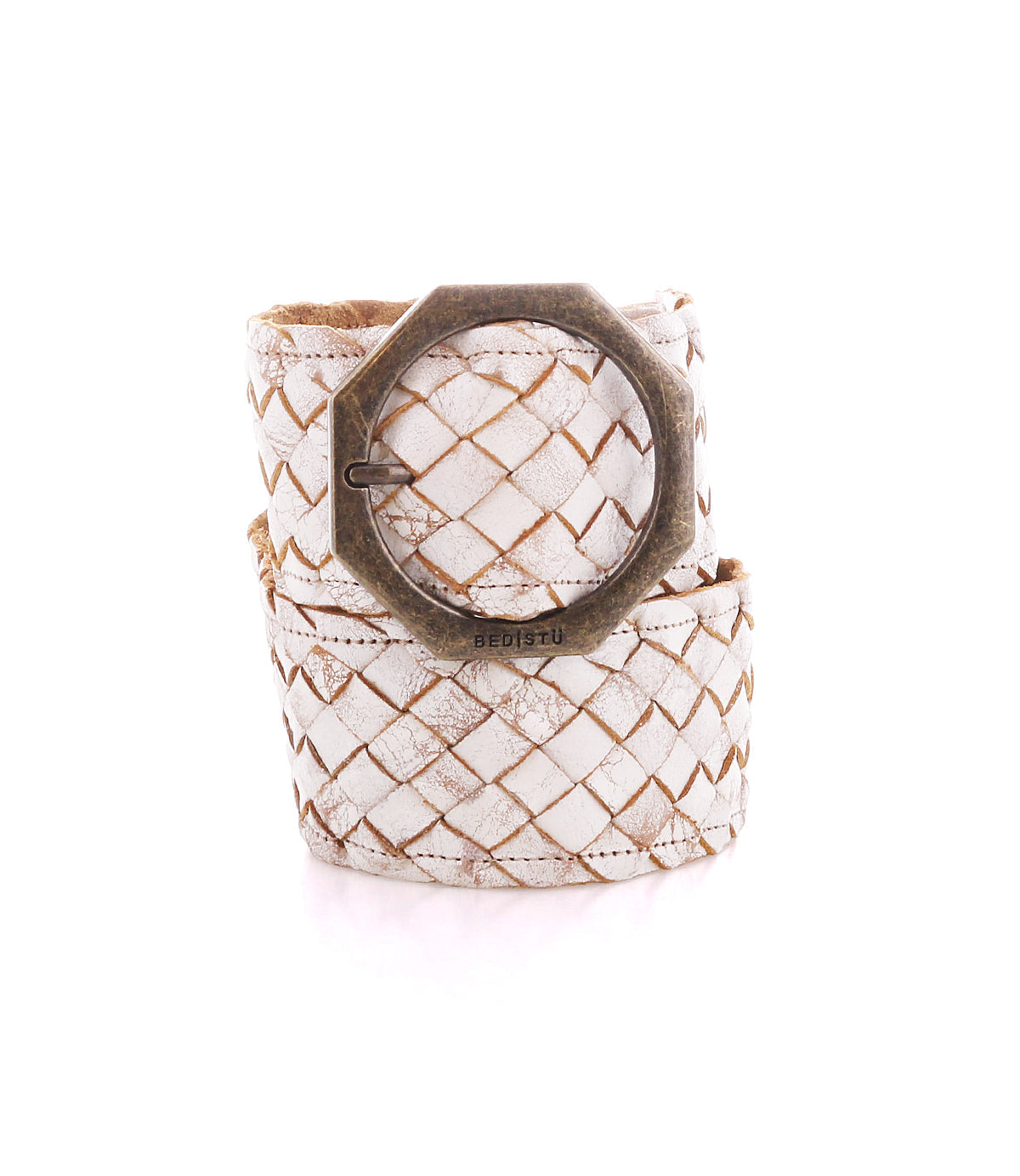 Dreamweaver Full-Grain Leather Woven Belt
