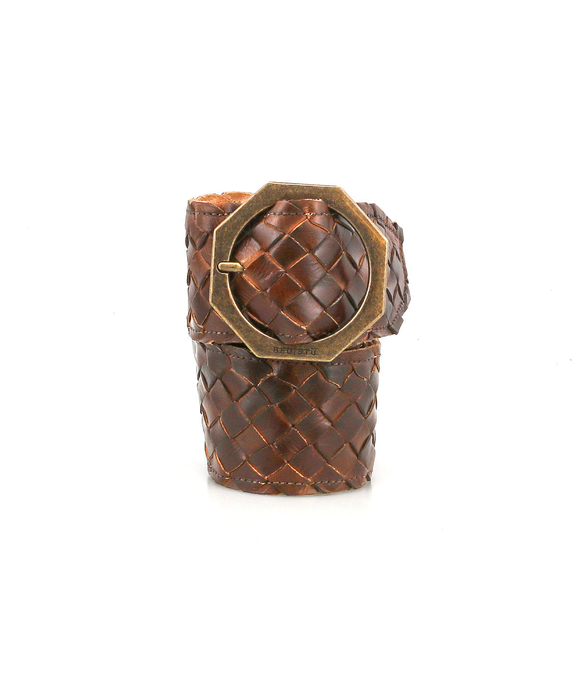 Dreamweaver Full-Grain Leather Woven Belt