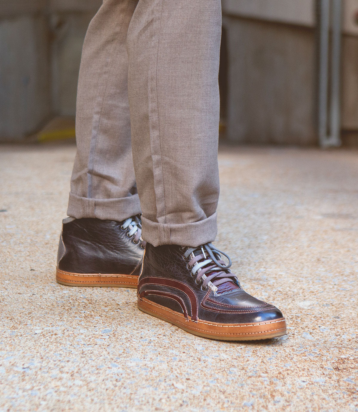 Formation Men’s Full-Grain Leather High-Top Sneaker