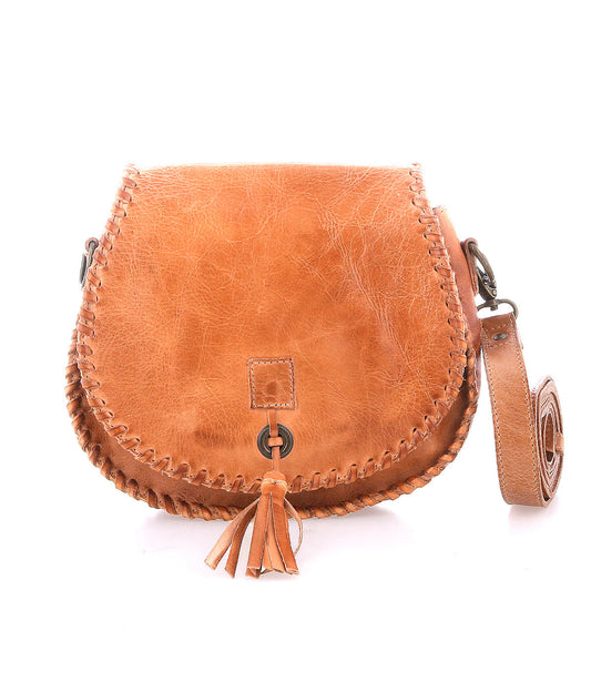 Half Moon Women's Full-Grain Leather Saddle Bag