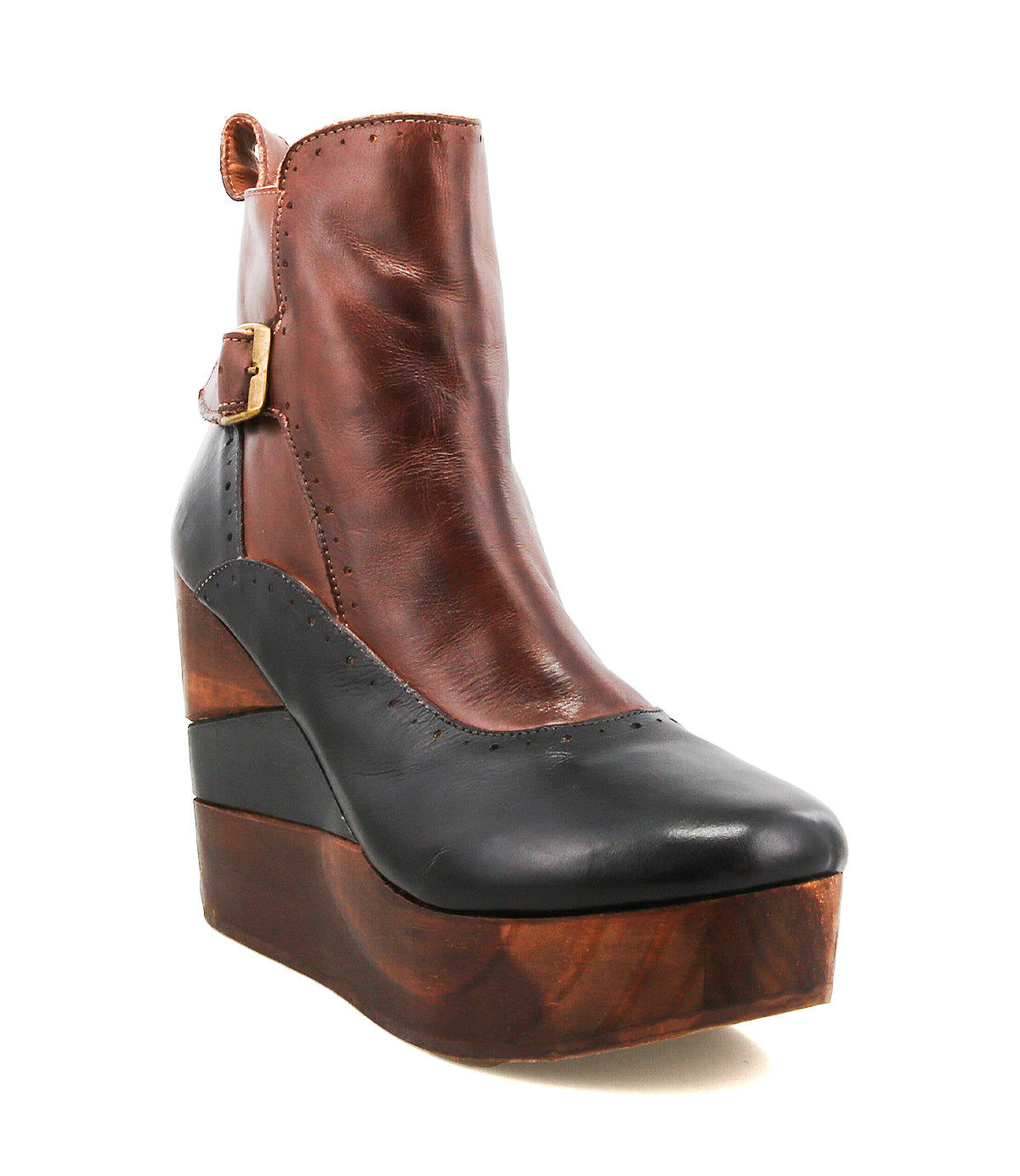 Harmonious Women’s Full-Grain Leather Wedge Bootie