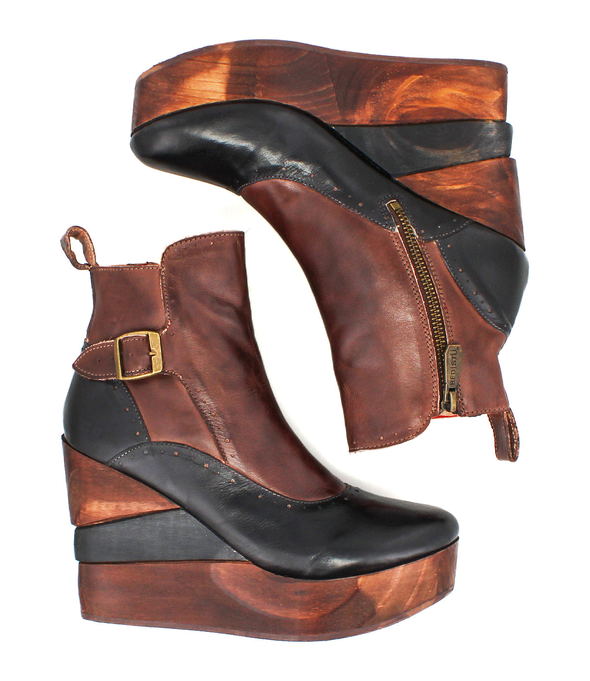 Harmonious Women’s Full-Grain Leather Wedge Bootie