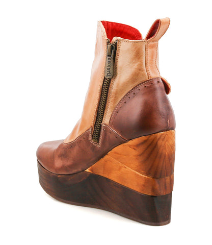 Harmonious Women’s Full-Grain Leather Wedge Bootie