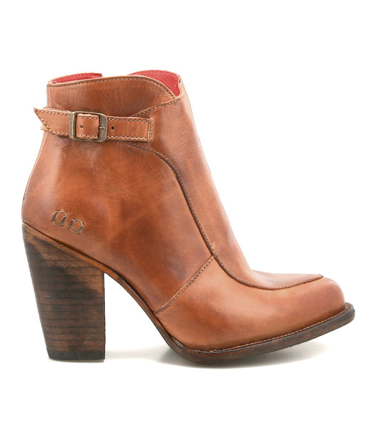 Women’s Isla Full-Grain Leather Heeled Bootie
