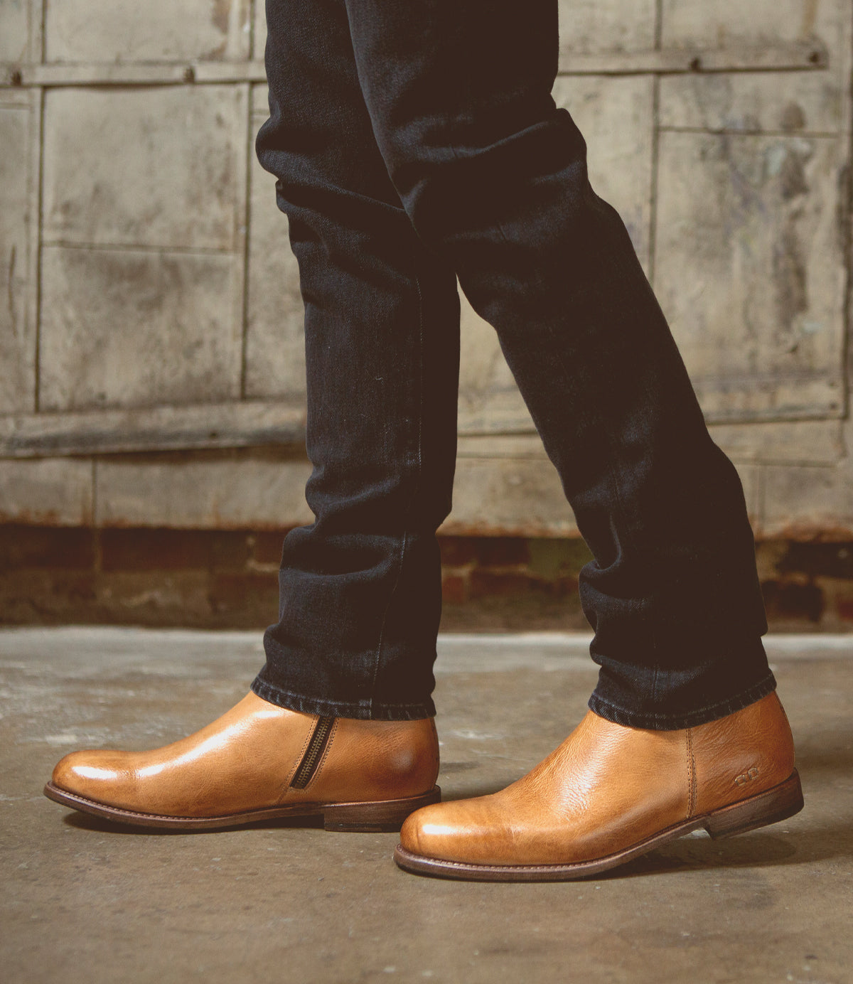 Kaldi Men’s Full-Grain Leather Ankle Boot
