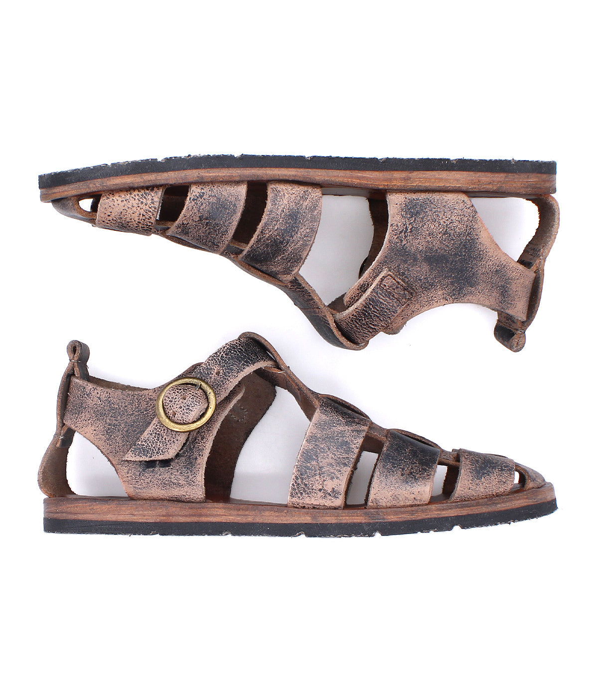 Lone Men's Full-Grain Leather Fisherman Sandal