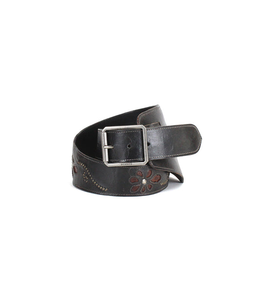 Lucen Women's Asymmetrical Full-Grain Leather Belt