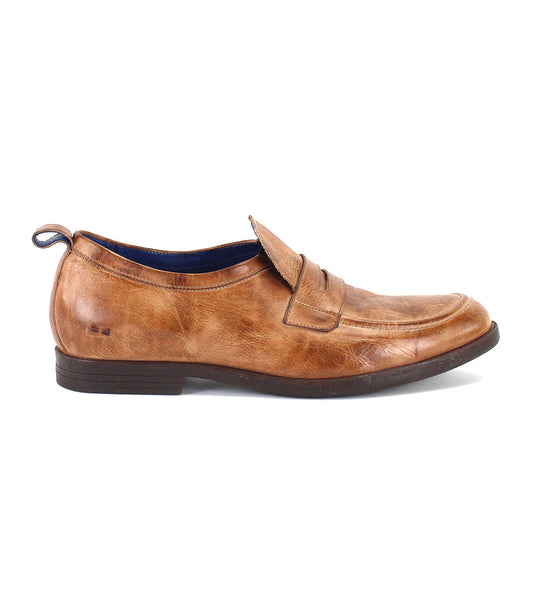 Lumaro Men's Full-Grain Leather Classic Penny Loafers