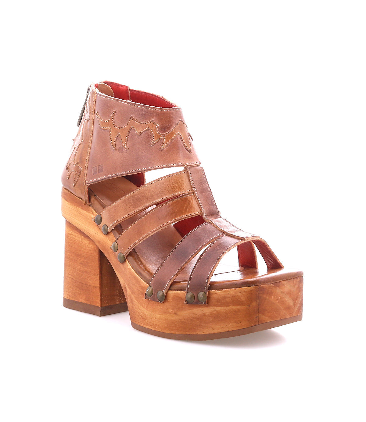 Orphyx Women’s Full-Grain Leather Platform Sandal
