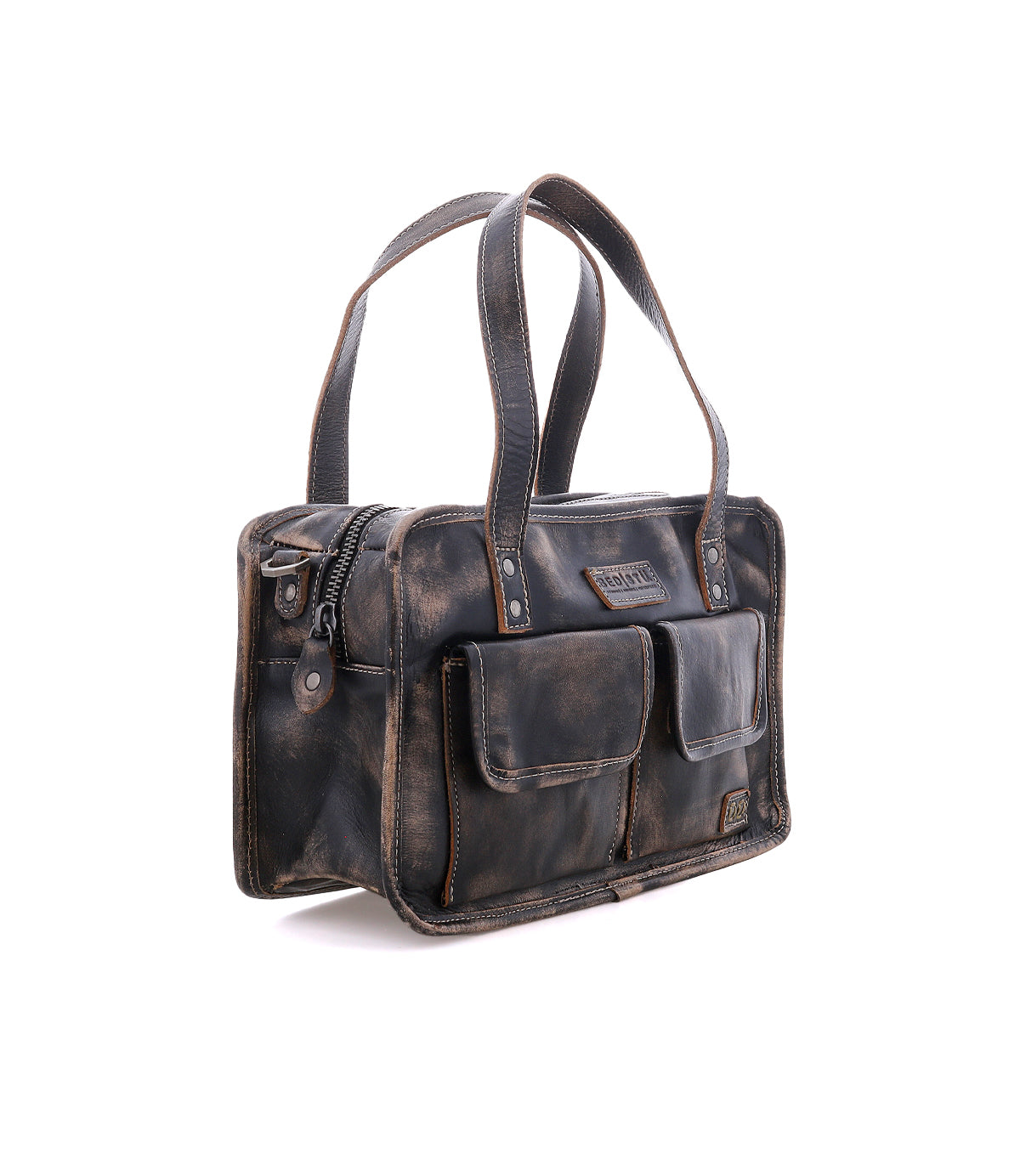 Stuffy Women's Full-Grain Leather Structured Handbag