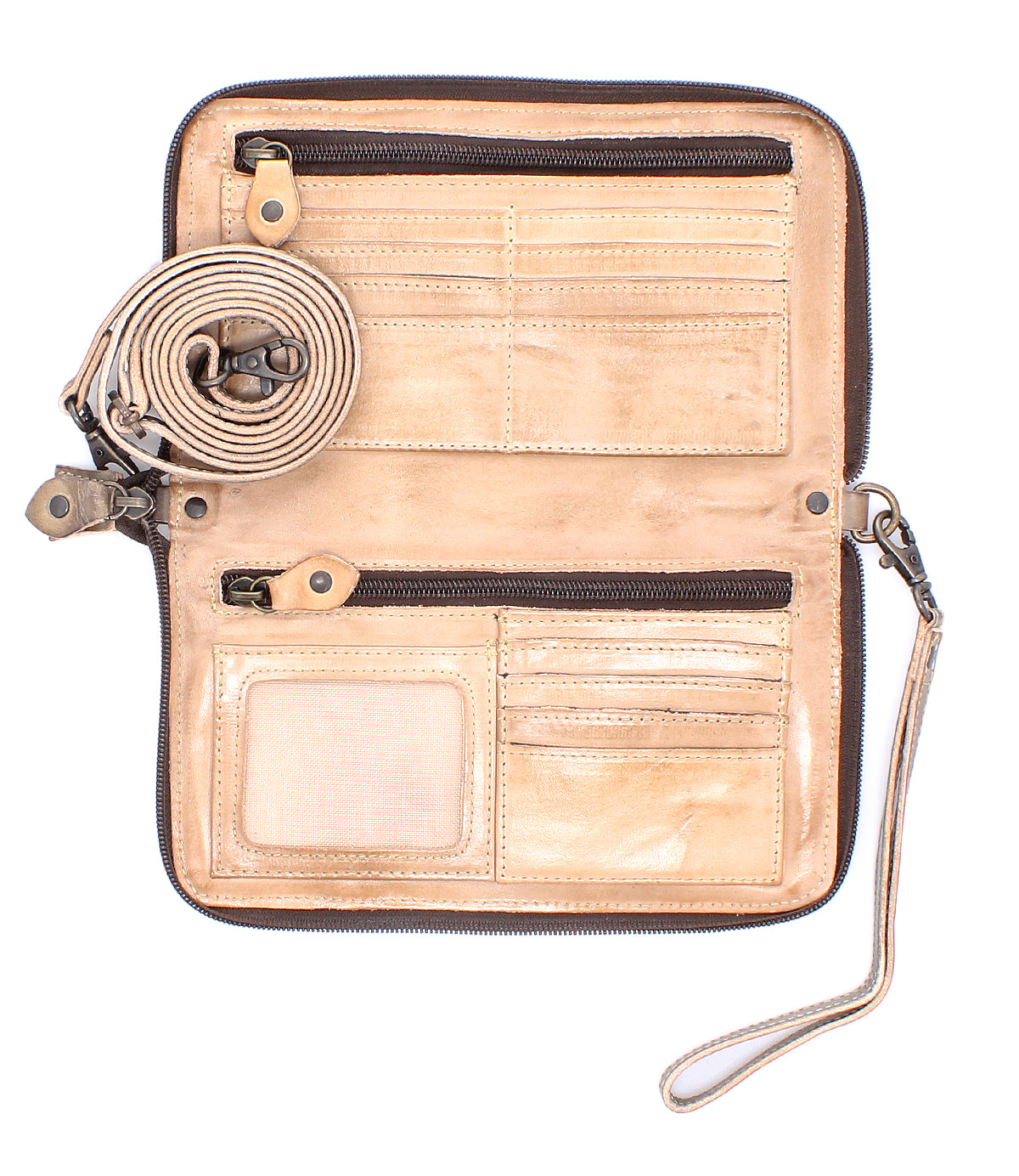 Templeton II Women’s Full-Grain Leather Crossbody Wallet