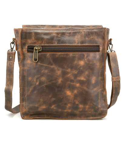 Venice Beach Full-Grain Leather Crossbody Bag