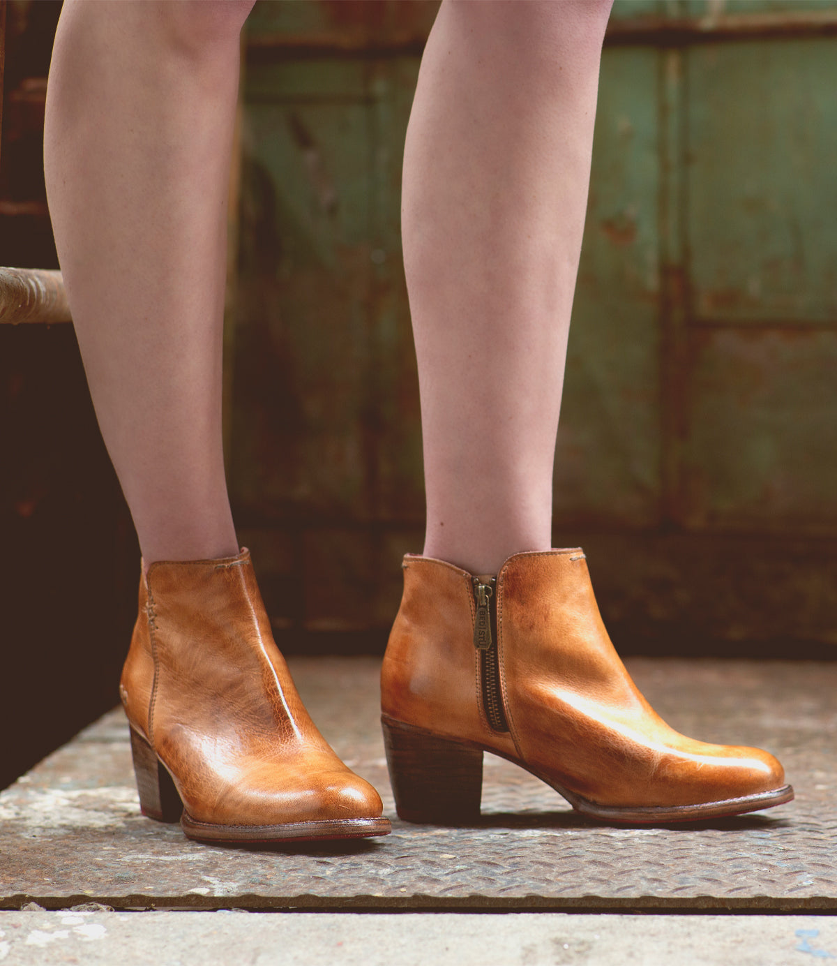 Yell Women’s Full-Grain Leather Ankle Boot
