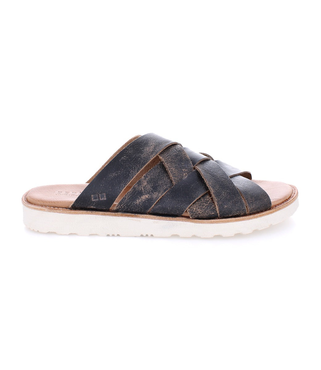 Abraham Light Men's Full-Grain Leather Slide Sandal