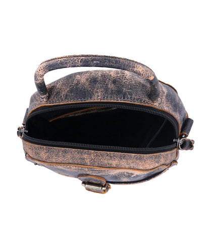 Arenfield Women's Full-Grain Leather Crossbody Bag