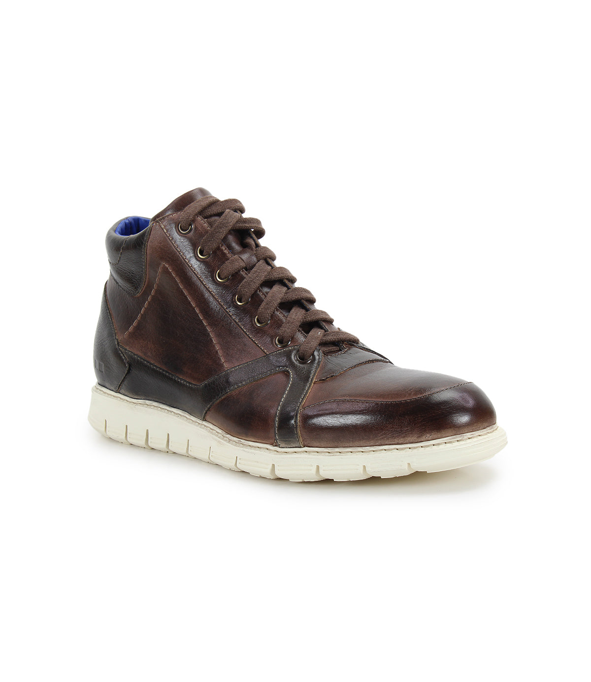 Barton Men’s Full-Grain Leather High-Top Sneaker