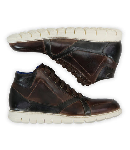 Barton Men’s Full-Grain Leather High-Top Sneaker