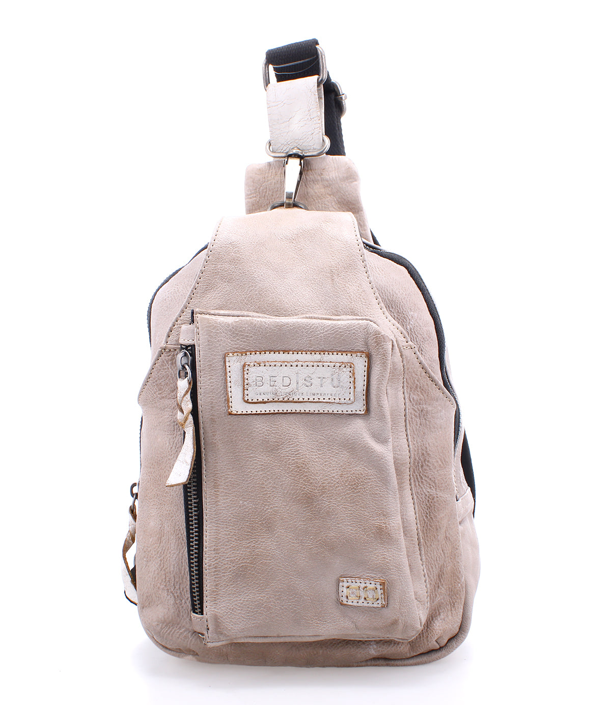 Beau Unisex Full-Grain Leather Backpack