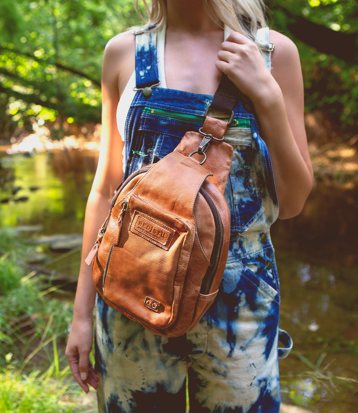 Beau Unisex Full-Grain Leather Backpack