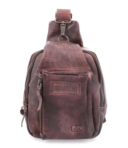 Beau Unisex Full-Grain Leather Backpack