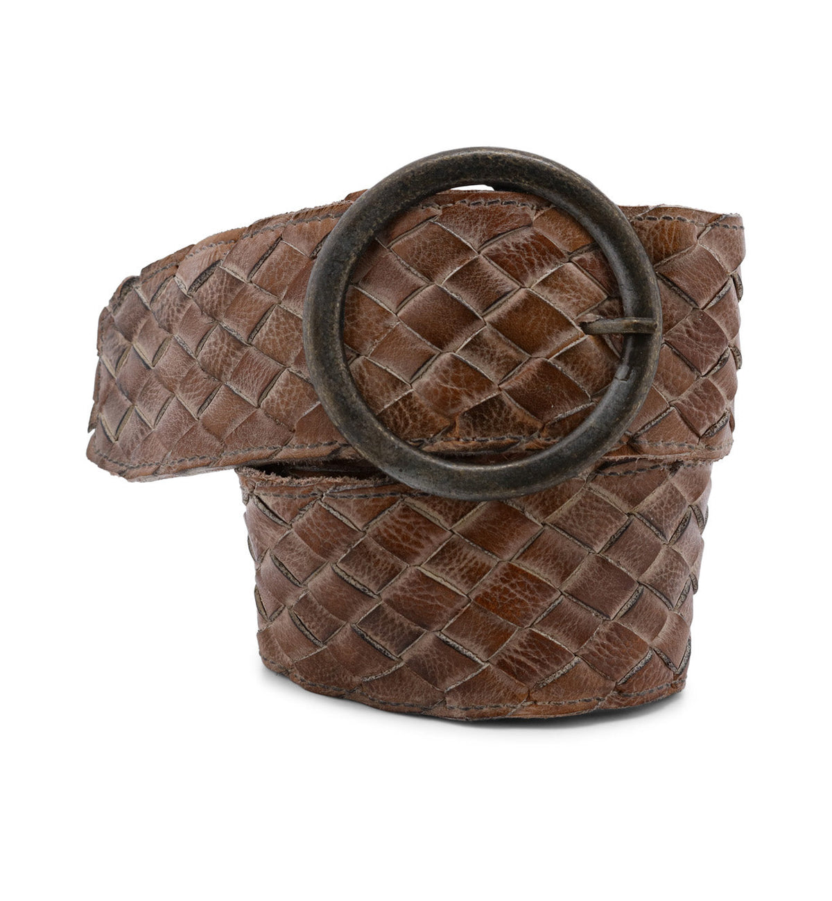 Dreamweaver Full-Grain Leather Woven Belt
