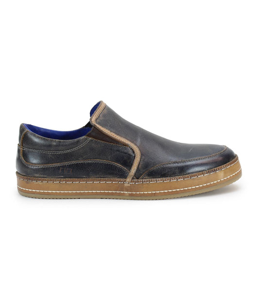 Freestyle Men’s Full-Grain Leather Slip-On Sneaker