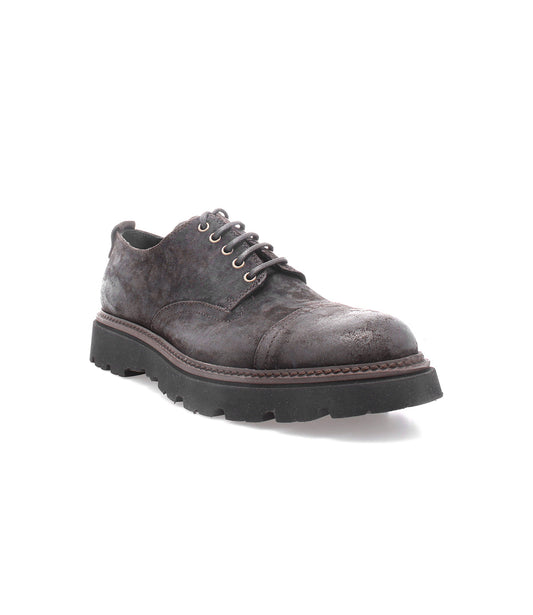 Grant Men’s Italian Suede Cap-Toe Derby