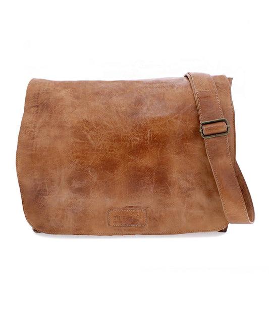 Hampton II Men's Full-Grain Leather Messenger Bag