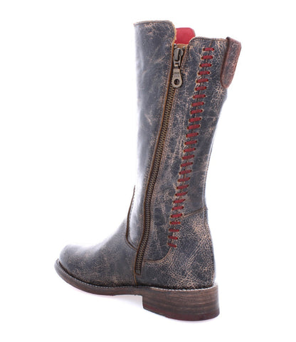 Latifah Women’s Full-Grain Leather Moto Boot