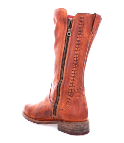 Latifah Women’s Full-Grain Leather Moto Boot