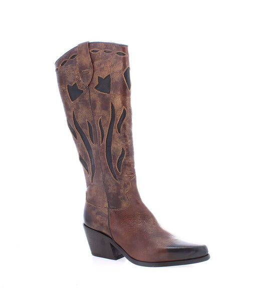 Meadow Women’s Full-Grain Leather Western Boot
