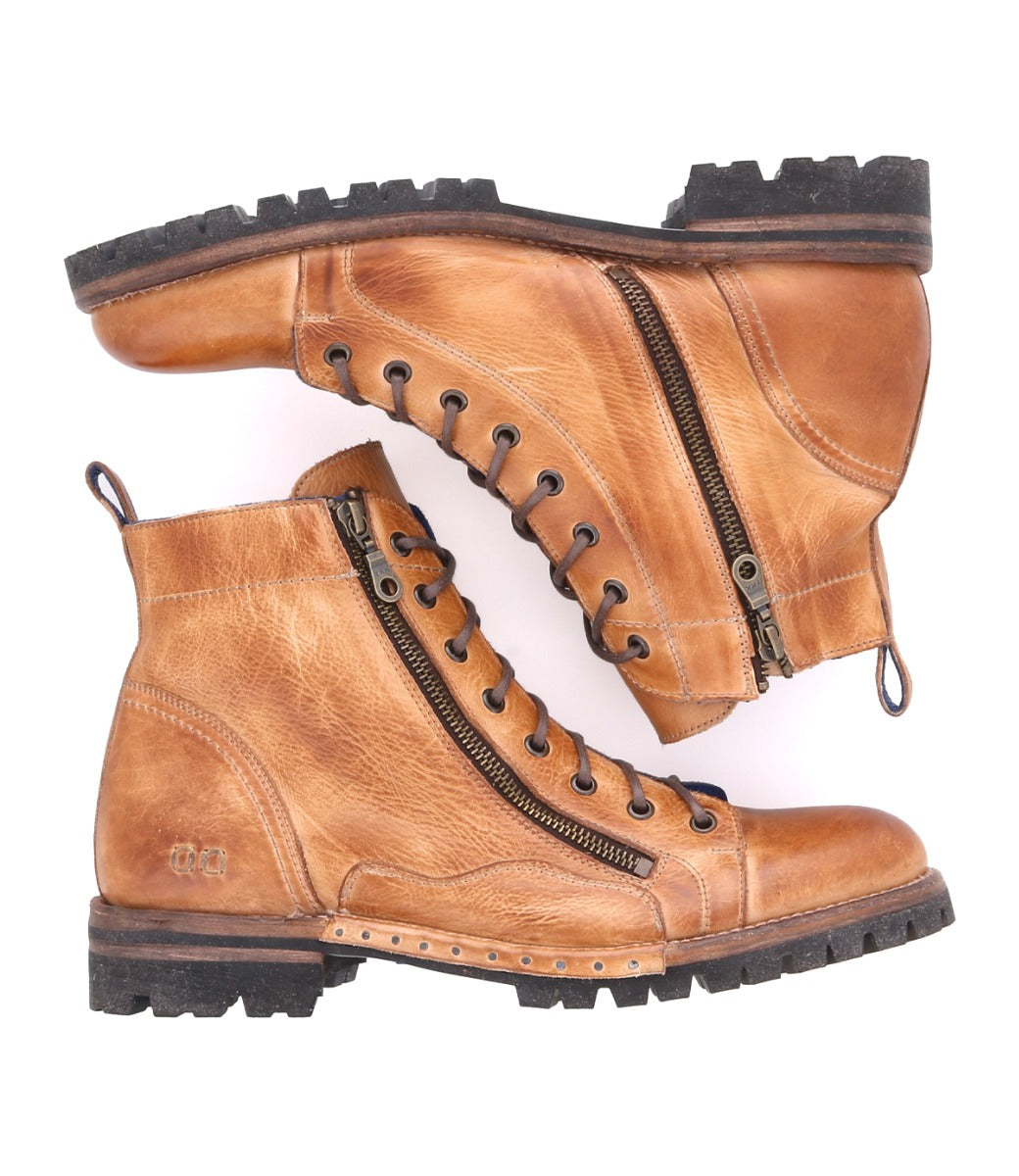 Old Bowen Trek Men’s Full-Grain Leather Combat Boot