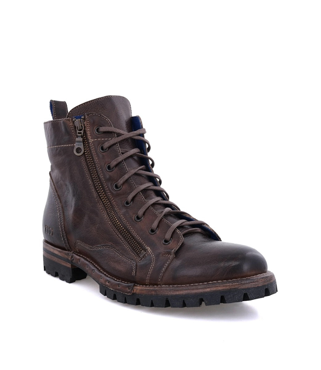 Old Bowen Trek Men’s Full-Grain Leather Combat Boot