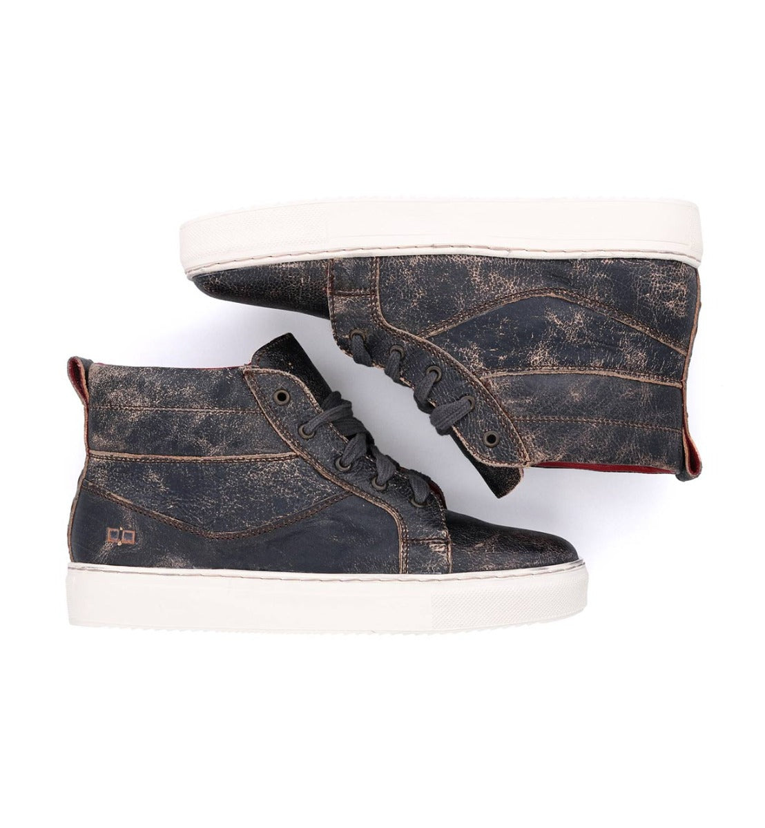 Rossela Women’s Full-Grain Leather High-Top Sneaker