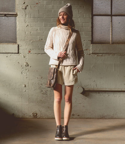 Venice Beach Full-Grain Leather Crossbody Bag