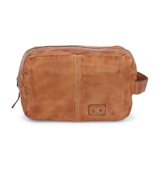 Yatra Men's Full-Grain Leather Toiletry Bag
